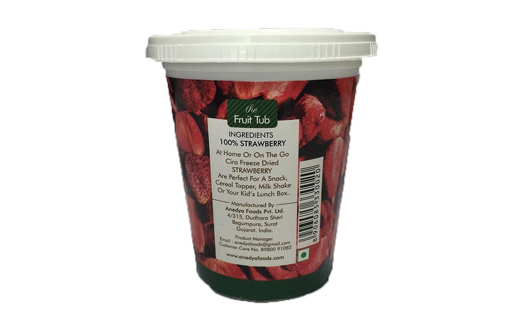 Cira Freeze Dried Strawberry Sliced   Tub  10 grams